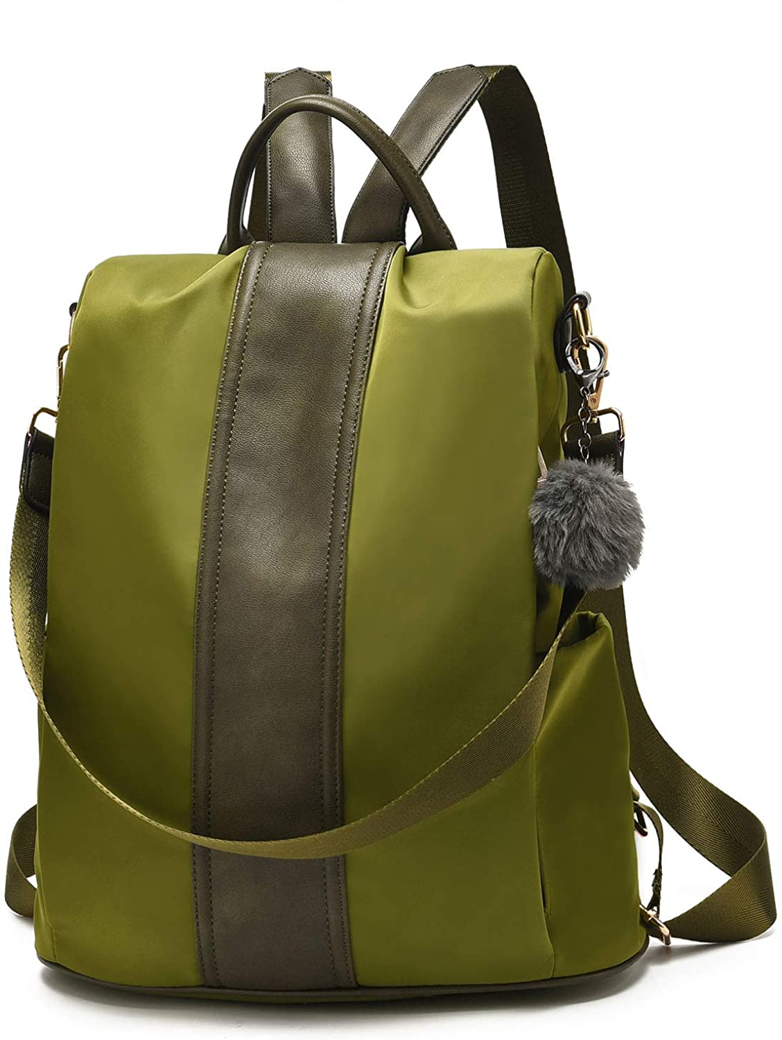 Women Backpack Purse Waterproof Nylon Anti-theft Rucksack Lightweight Shoulder Bag