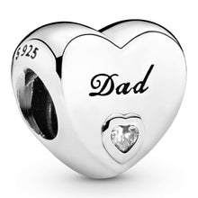 
                        
                          Muat gambar ke penampil Galeri, Pandora Jewelry Dads Love Cubic Zirconia Charm in Sterling Silver - JOY2ESpree
                        
                      