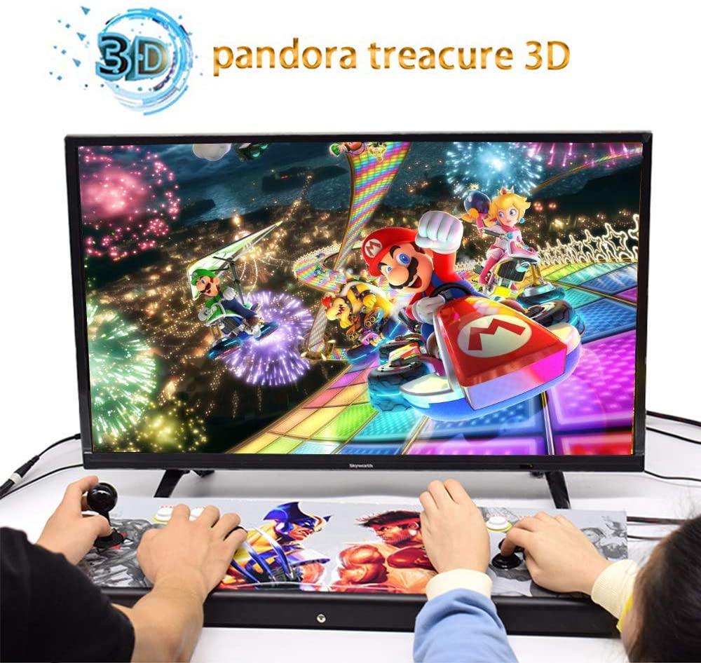MOSTOP 3D & 2D Arcade Video Game Console 2680 Games in 1 Pandora's Box 180 3D Games 1080P HD 2 Players Arcade Machine - JOY2ESpree