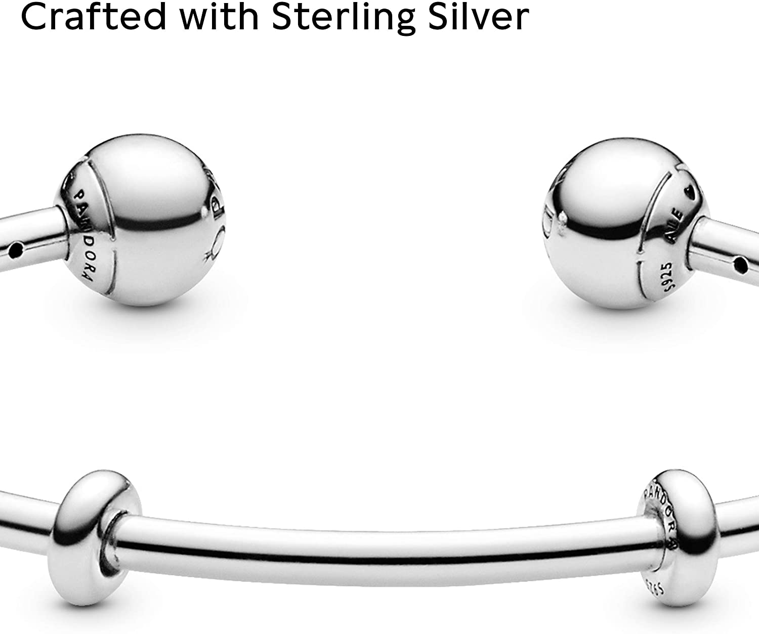 Pandora Jewelry Silver Open Bangle Sterling Silver Bracelet - JOY2ESpree