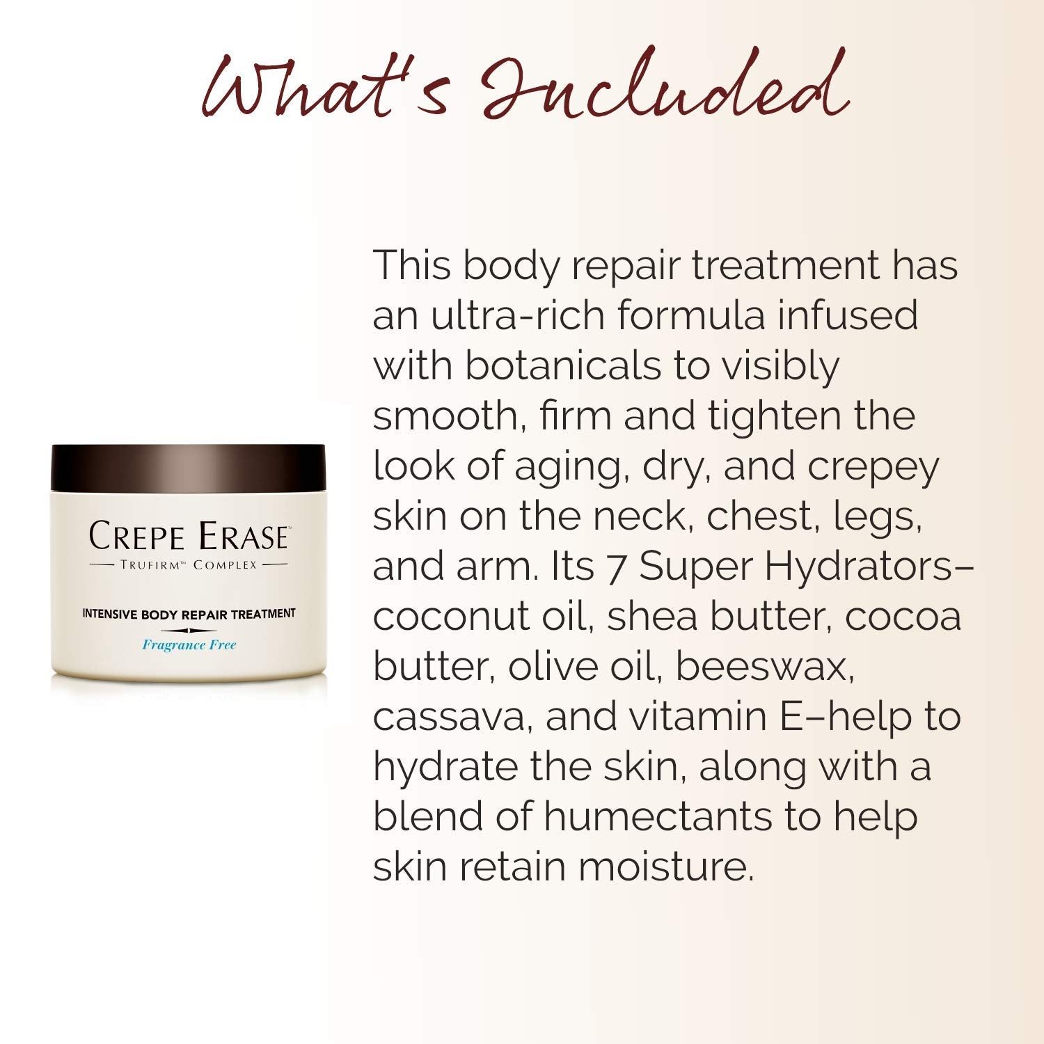 Crepe Erase Intensive Body Repair Treatment with TruFirm Complex