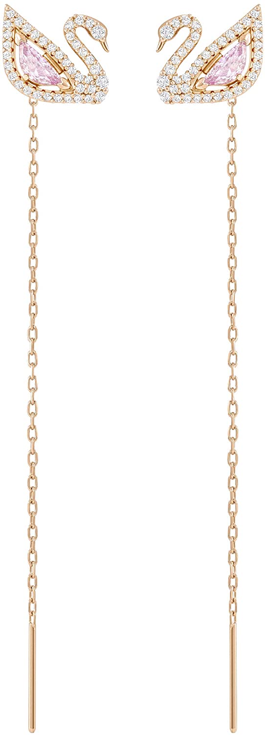 SWAROVSKI Women's Dazzling Swan Crystal Jewelry Collection, Rose-Gold Finish - JOY2ESpree