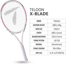 
                        
                          Cargar imagen en el visor de la galería, Teloon Recreational Adult Tennis Rackets-27 inch Tennis Racquet for Men and Women College Students Beginner Tennis Racket. - JOY2ESpree
                        
                      