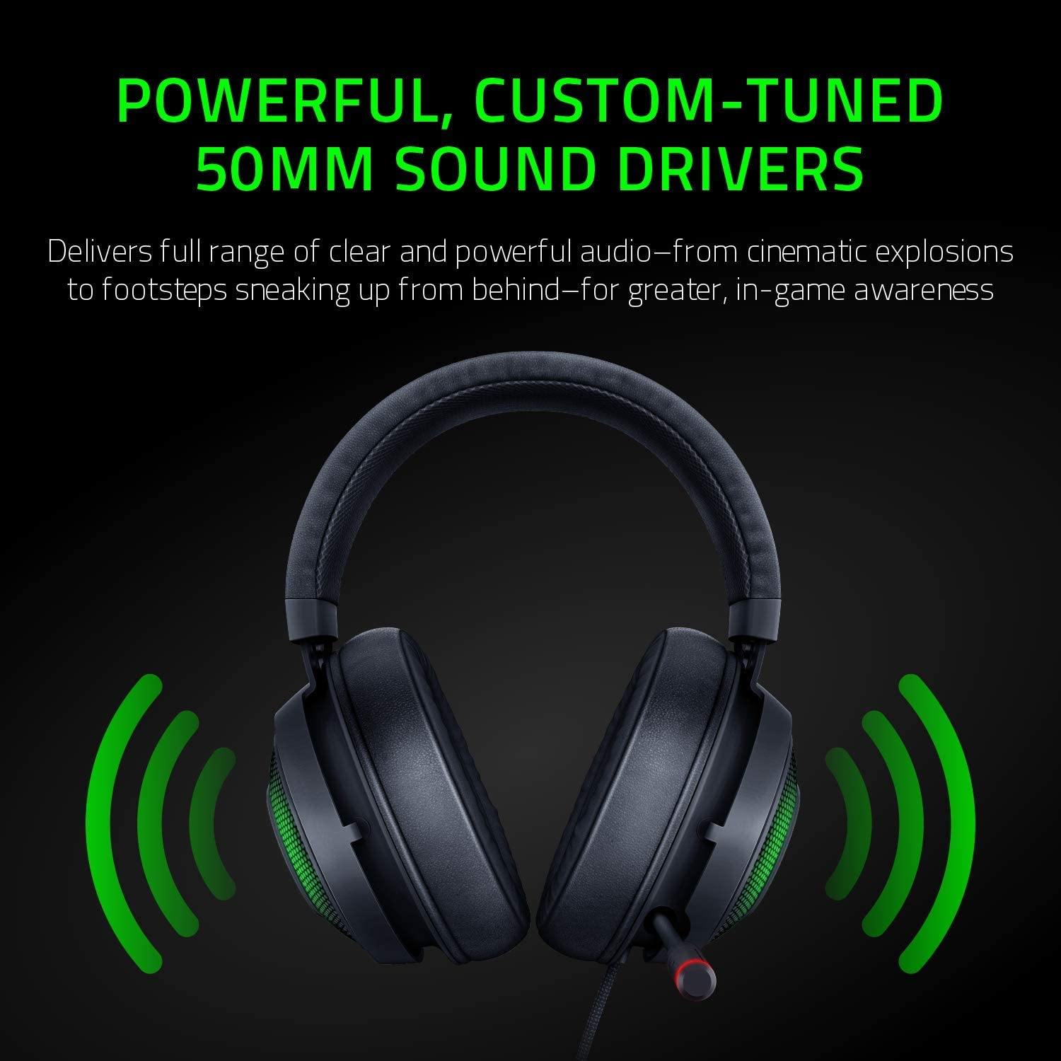 Razer Kraken Tournament Edition THX 7.1 Surround Sound Gaming Headset - JOY2ESpree
