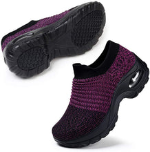 
                        
                          Load image into Gallery viewer, STQ Slip On Breathe Mesh Walking Shoes Women Fashion Sneakers Comfort Wedge Platform Loafers
                        
                      