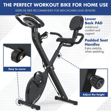 
                        
                          Load image into Gallery viewer, Exercise Bike Stationary Bike Foldable Magnetic Upright Recumbent Portable Fitness Cycle - JOY2ESpree
                        
                      