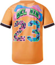 
                        
                          Muat gambar ke penampil Galeri, MOLPE 90s Hip Hop Clothing for Men and Women, Unisex Bel Air 23 Baseball Jersey, Mens Printed Urban Shirts for Party
                        
                      