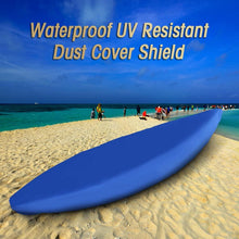 
                        
                          Cargar imagen en el visor de la galería, Blusea Waterproof Kayak Cover, 6.8-19.6ft UV Resistant Kayak Canoe Cover - Professional Boat Storage Cover Shield, Blue/Grey [8 Size]
                        
                      