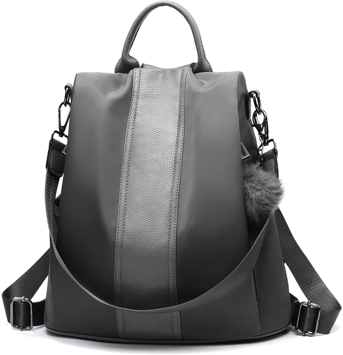 Women Backpack Purse Waterproof Nylon Anti-theft Rucksack Lightweight Shoulder Bag