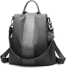 
                        
                          Load image into Gallery viewer, Women Backpack Purse Waterproof Nylon Anti-theft Rucksack Lightweight Shoulder Bag
                        
                      