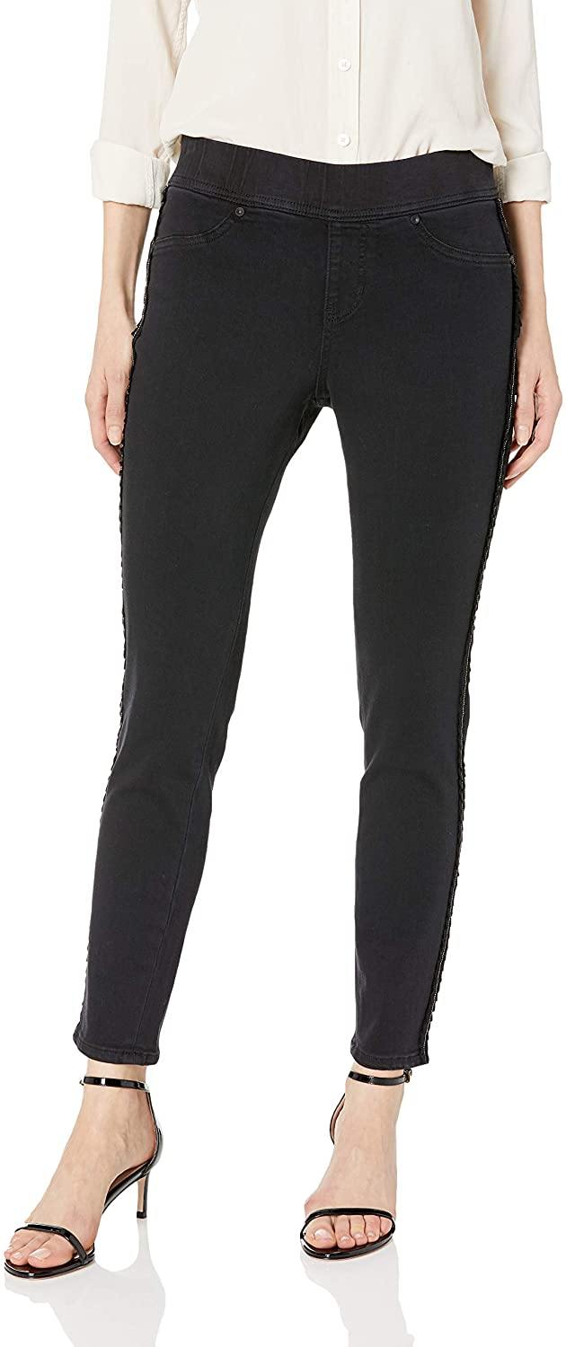 Jag Jeans Women's Marla Denim Legging W/Tuxedo Stripe