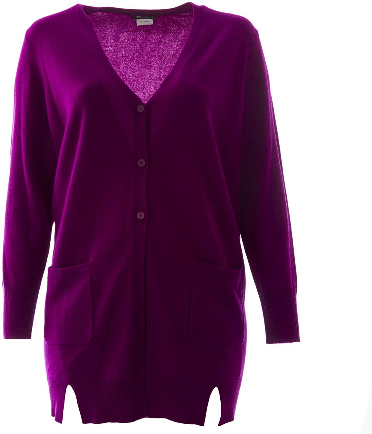 Marina Rinaldi Women's Musica Tunic Cardigan Plum - JOY2ESpree