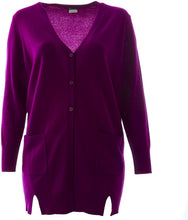 
                        
                          Cargar imagen en el visor de la galería, Marina Rinaldi Women's Musica Tunic Cardigan Plum - JOY2ESpree
                        
                      