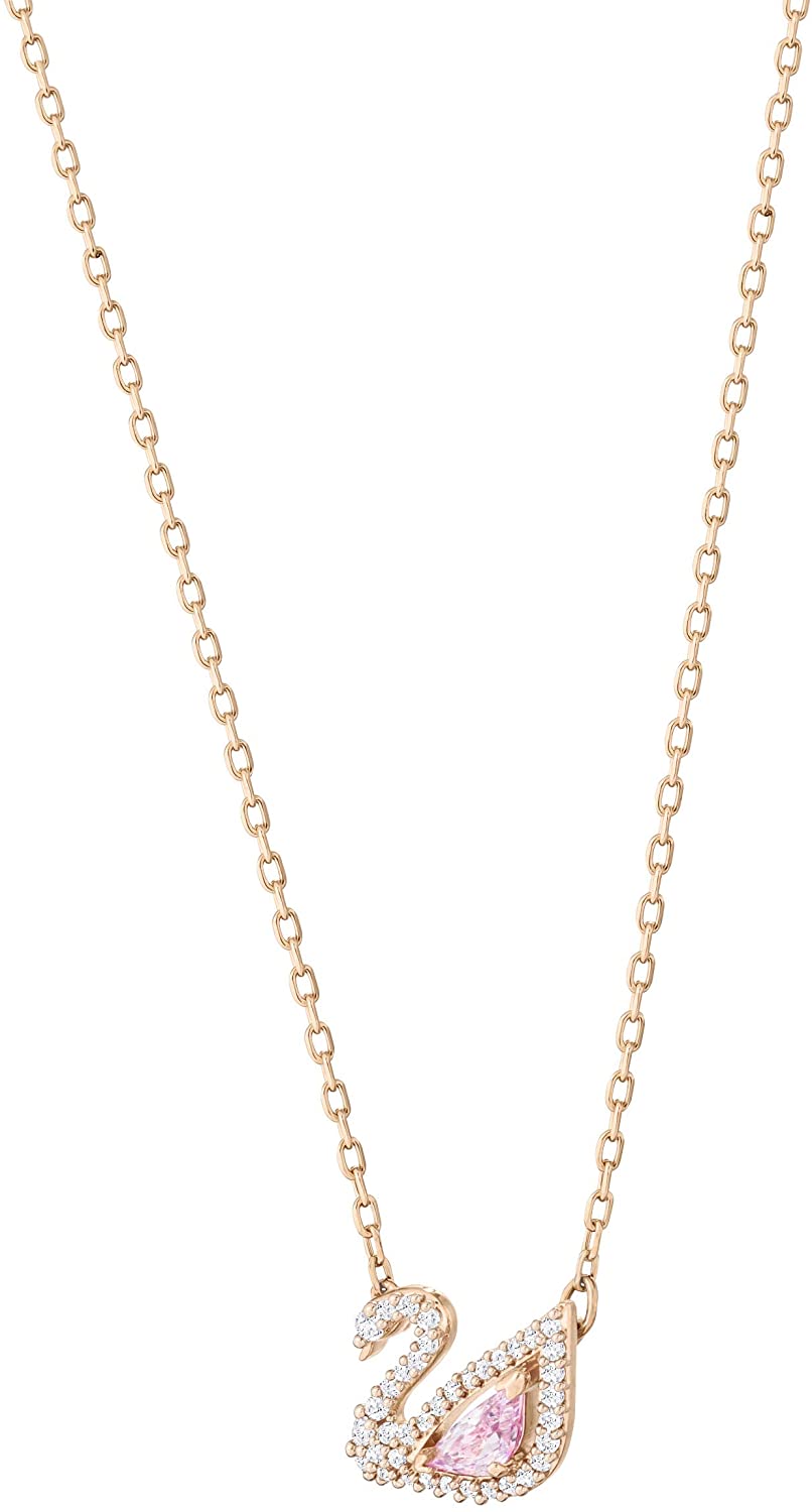 SWAROVSKI Women's Dazzling Swan Crystal Jewelry Collection, Rose-Gold Finish - JOY2ESpree