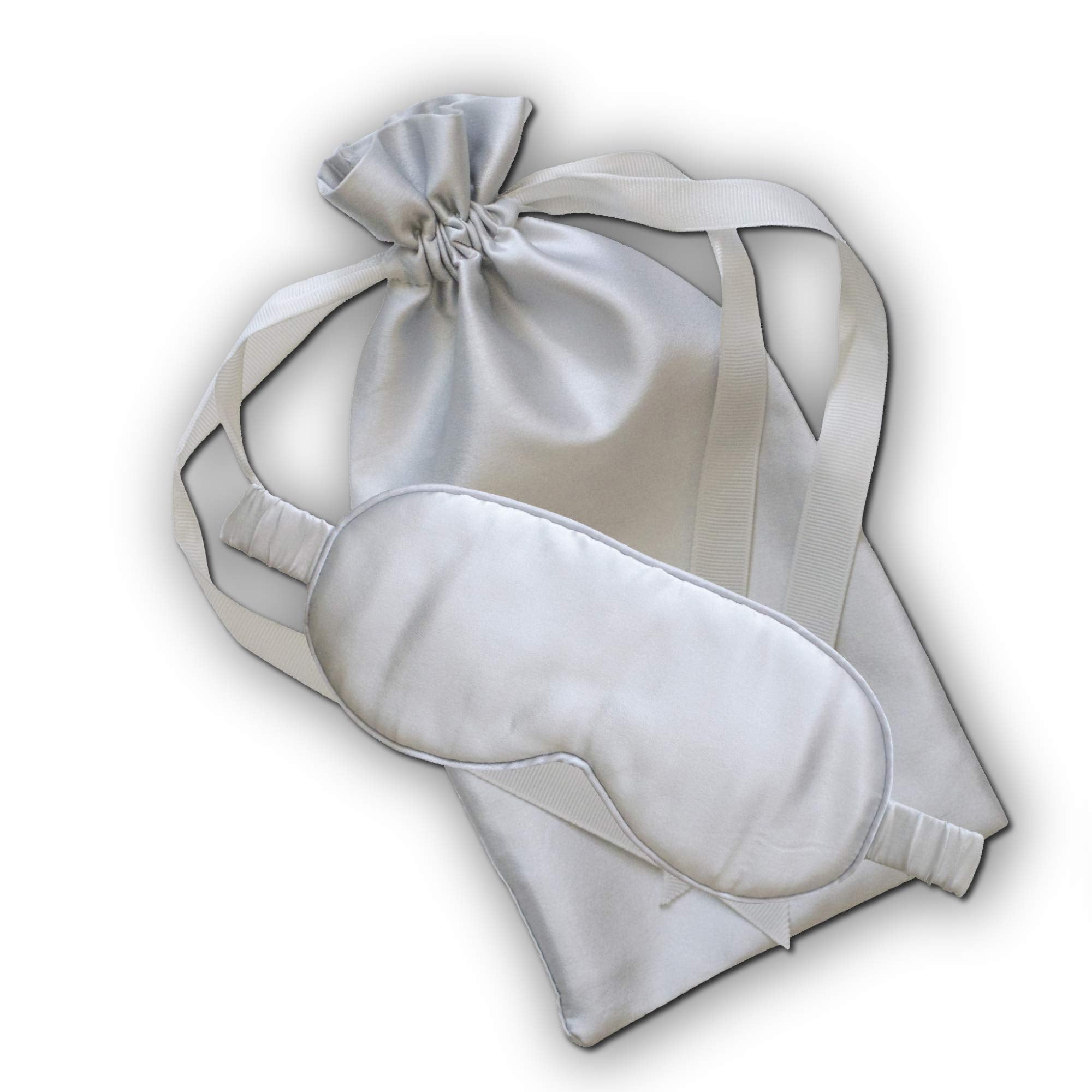 Silk Dreams Sleeping Mask with Pouch - Blackout Night Sleep Mask