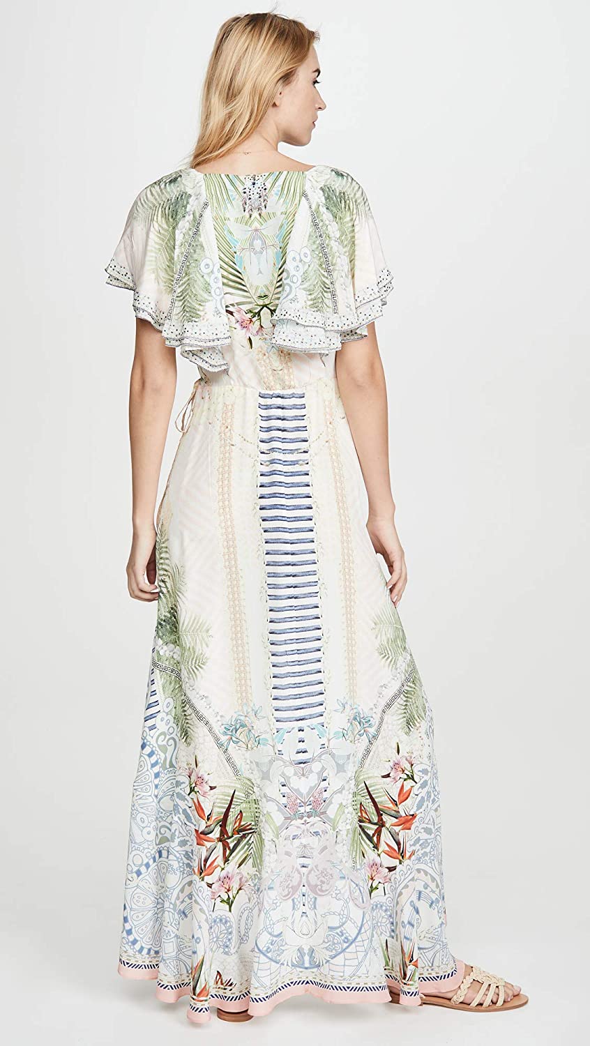Camilla Women's Frill Sleeve Long Dress