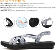 
                        
                          Muat gambar ke penampil Galeri, MEGNYA Women's Comfortable Walking Sandals with Arch Support Waterproof for Walking/Hiking/Travel/Wedding/Water Spot/Beach
                        
                      