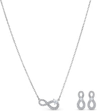 
                        
                          Muat gambar ke penampil Galeri, SWAROVSKI Women's Infinity Jewelry Set Collection, Rose Gold Tone &amp; Rhodium Finish, Clear Crystals - JOY2ESpree
                        
                      