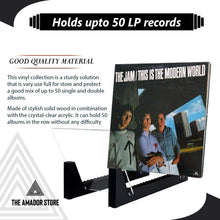 
                        
                          將圖片載入圖庫檢視器 The Amador's Store Vinyl LP Record Rack 50-55 LP storage Stand Holder - JOY2ESpree
                        
                      