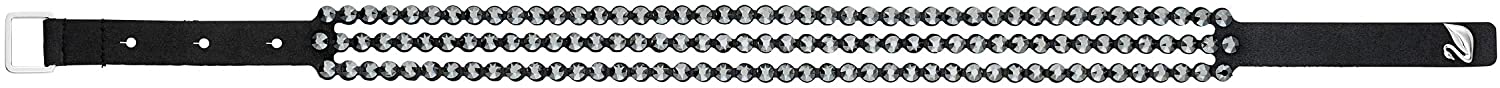 SWAROVSKI Women's Leather Look Crystal Power Bracelet Collection - JOY2ESpree