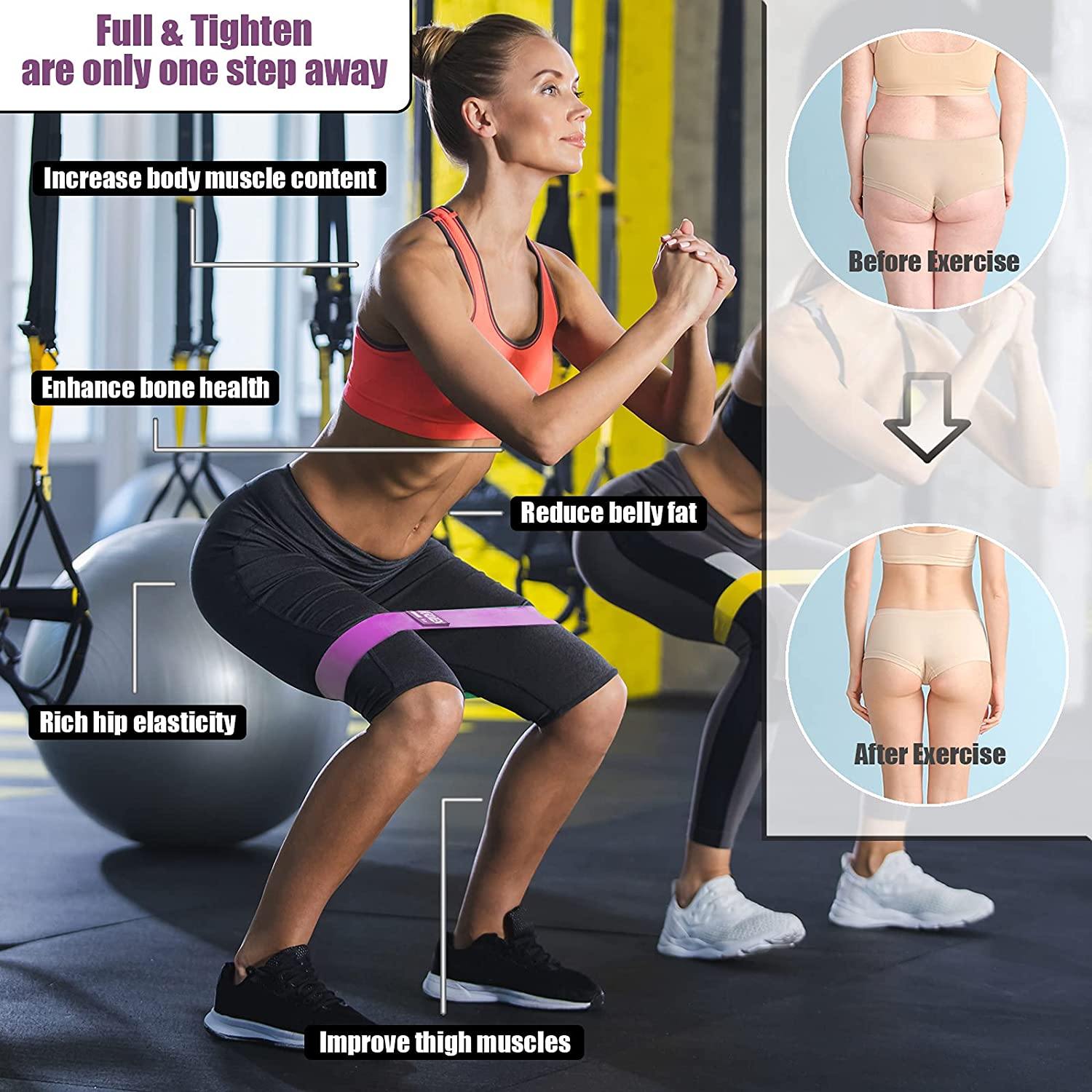 Hurdilen Resistance Bands Loop Exercise Bands - JOY2ESpree