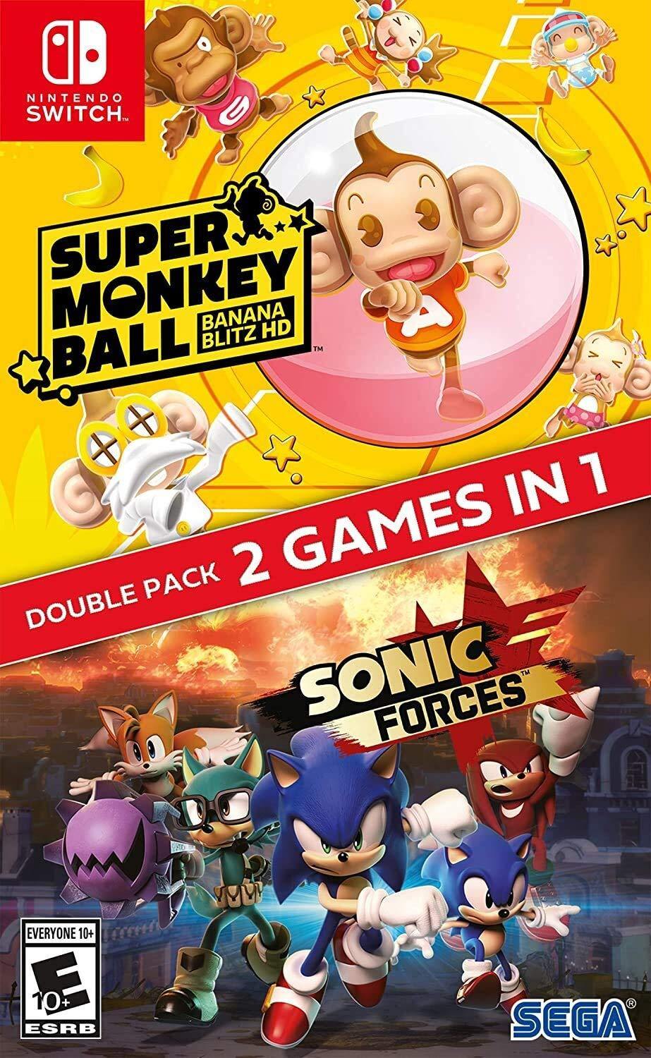 Sonic Forces + Super Monkey Ball: Banana Blitz HD Double Pack - Nintendo Switch - JOY2ESpree
