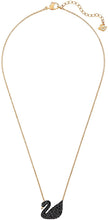 
                        
                          將圖片載入圖庫檢視器 SWAROVSKI Women's Iconic Swan Jewelry Collection, Rose Gold Tone Finish, Black Crystals - JOY2ESpree
                        
                      
