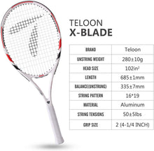 
                        
                          Cargar imagen en el visor de la galería, Teloon Recreational Adult Tennis Rackets-27 inch Tennis Racquet for Men and Women College Students Beginner Tennis Racket. - JOY2ESpree
                        
                      
