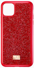 
                        
                          Load image into Gallery viewer, SWAROVSKI Glam Rock Smartphone case with Bumper, red (one size) - JOY2ESpree
                        
                      