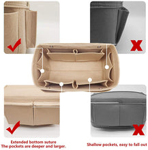 
                        
                          將圖片載入圖庫檢視器 Felt Purse Organizer Insert Bag organizer Multi Pocket Bag in Bag Organizer Shaper
                        
                      