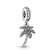 
                        
                          Load image into Gallery viewer, Pandora Jewelry Sparkling Palm Tree Dangle Cubic Zirconia Charm in Sterling Silver - JOY2ESpree
                        
                      
