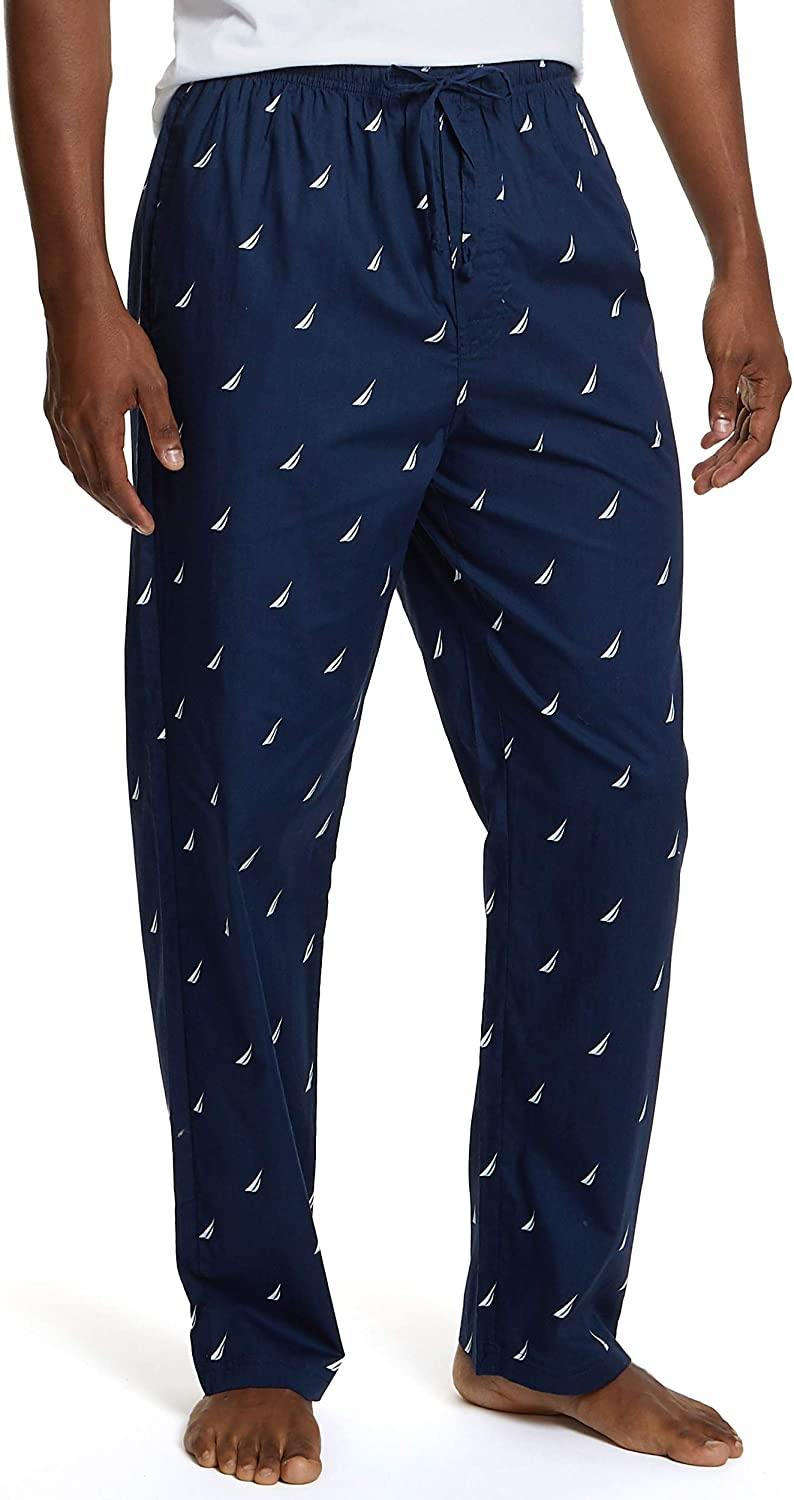 Nautica Men's Soft Woven 100% Cotton Elastic Waistband Sleep Pajama Pant - JOY2ESpree