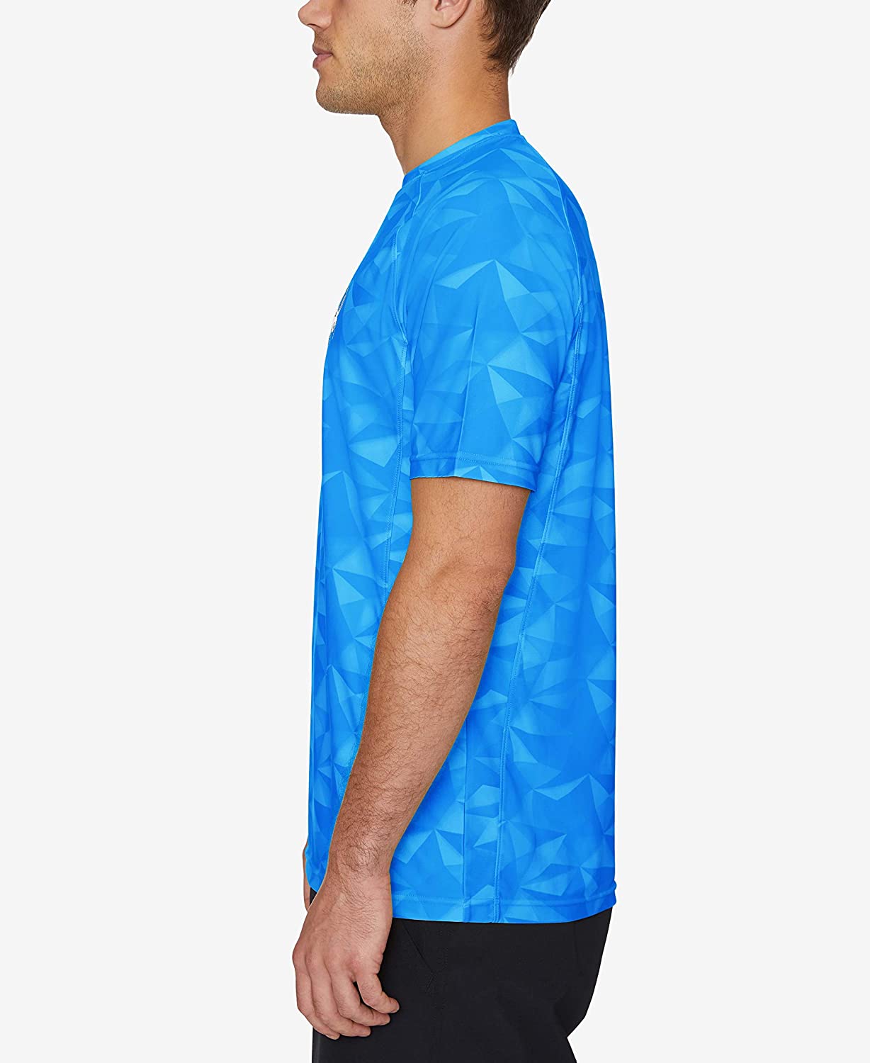Spyder Men's Hydro Stretch Swim T-Shirt - Quick Dry Short Sleeve Rash Guard Tee