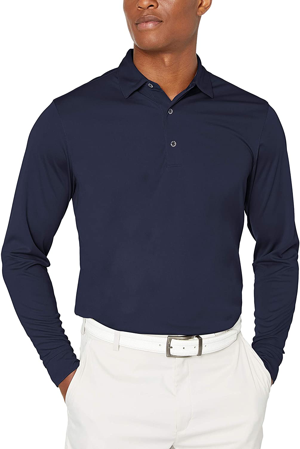Greg Norman Men's Protek Ml75 Microlux 2 Below L/S Polo
