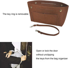 
                        
                          Muat gambar ke penampil Galeri, YIICOOLY Felt Tote Handbag Purse Organizer Insert Divider Shaper Bag in Bag
                        
                      