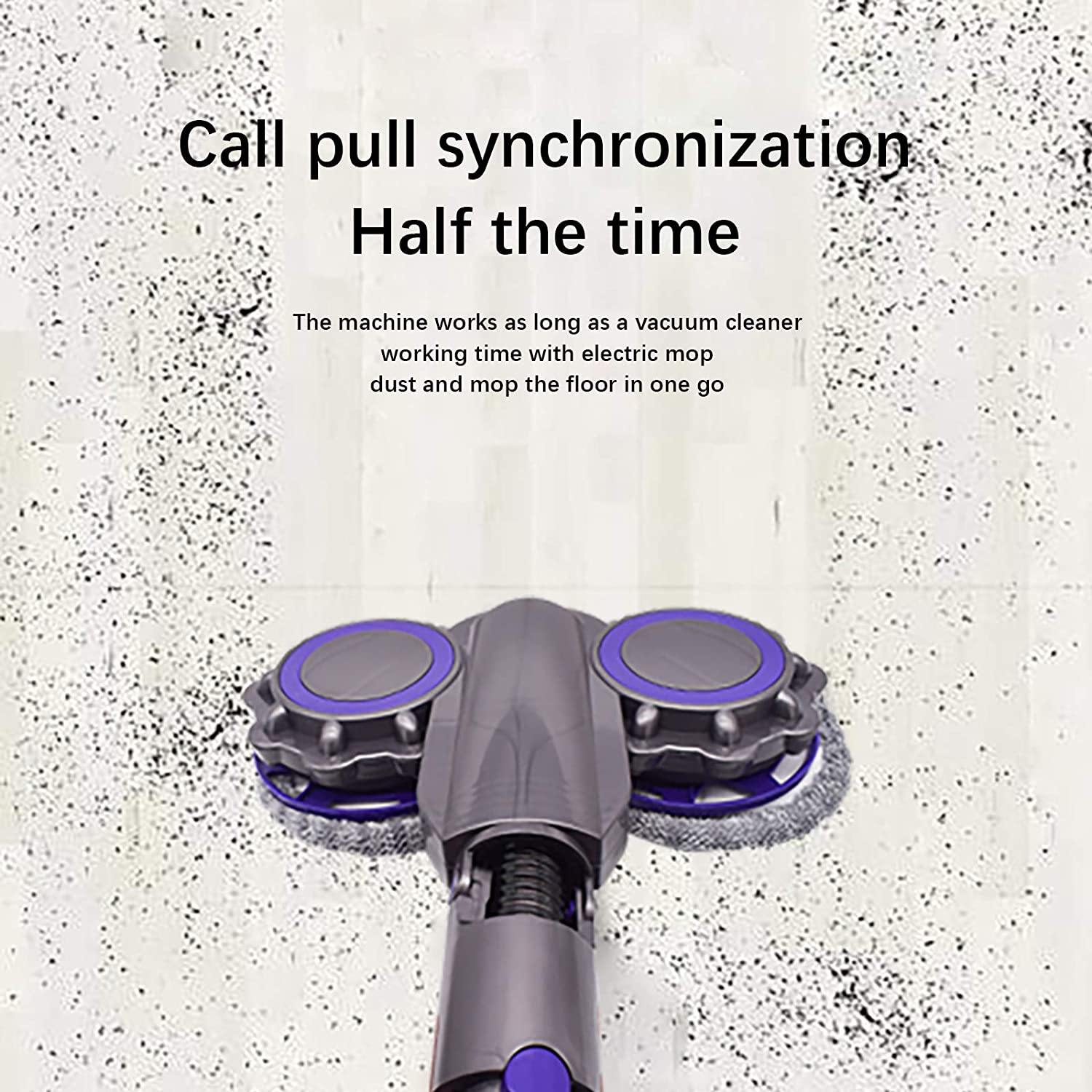 Electric Mop Head Attachment for Dyson V7 V8 V10 V11 Cordless Stick Vacuum Cleaner, Hardwood Floor Attachment - JOY2ESpree