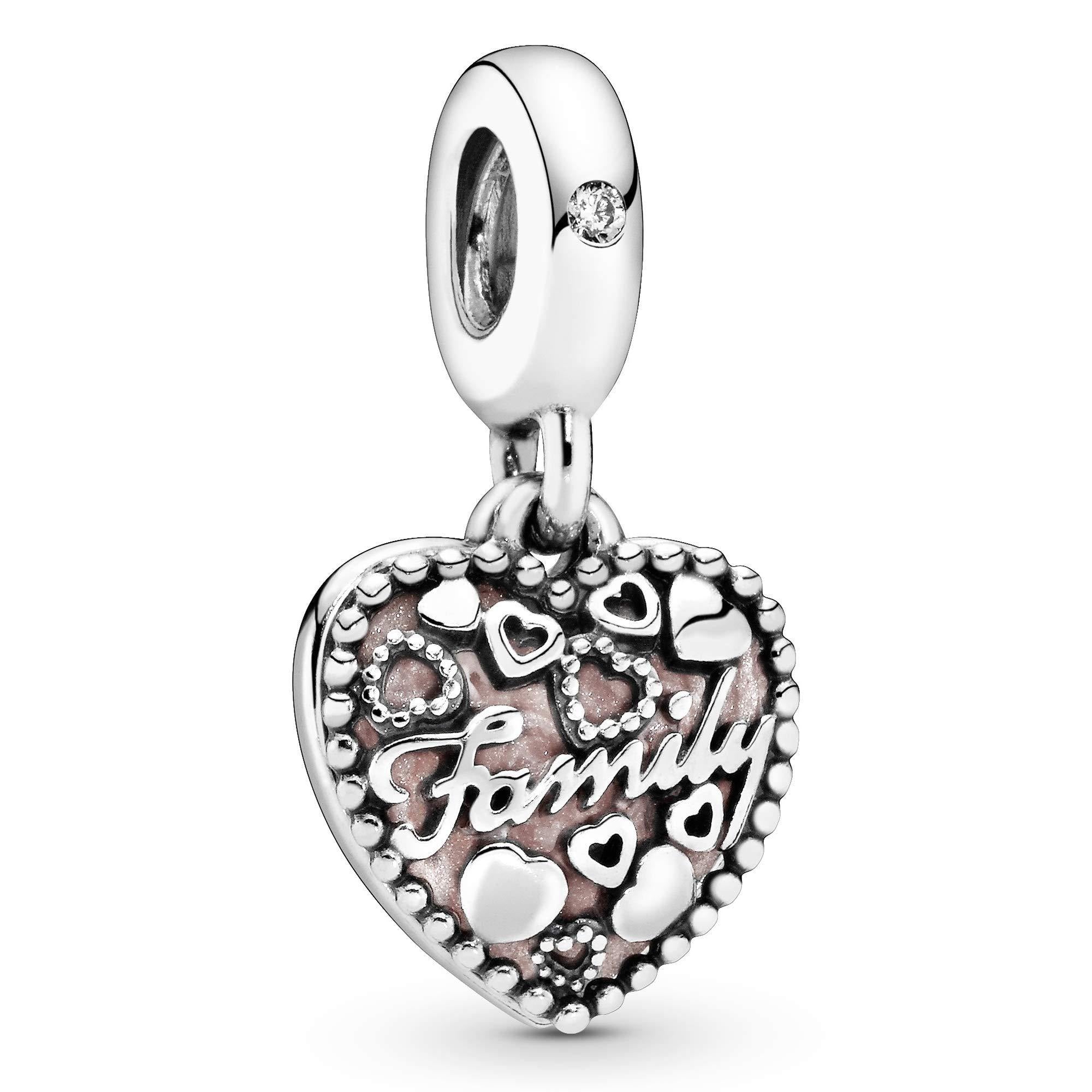 Pandora Jewelry Love Makes A Family Dangle Cubic Zirconia Charm in Sterling Silver - JOY2ESpree