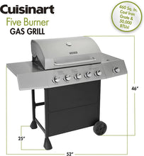 
                        
                          Cargar imagen en el visor de la galería, Cuisinart CGG-888 Grill Stainless Steel Lid 22-Inch Round Outdoor Flat Top Gas, 360° Griddle Cooking Center - JOY2ESpree
                        
                      