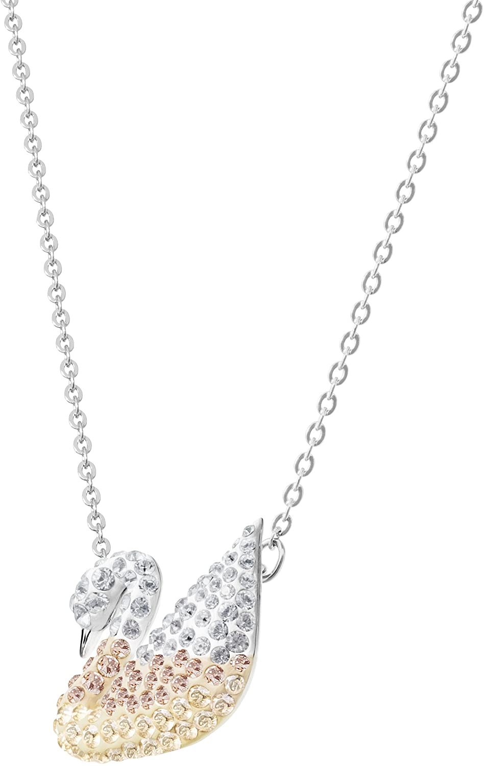 SWAROVSKI Women's Iconic Swan Crystal Jewelry Collection, Rhodium Finish - JOY2ESpree