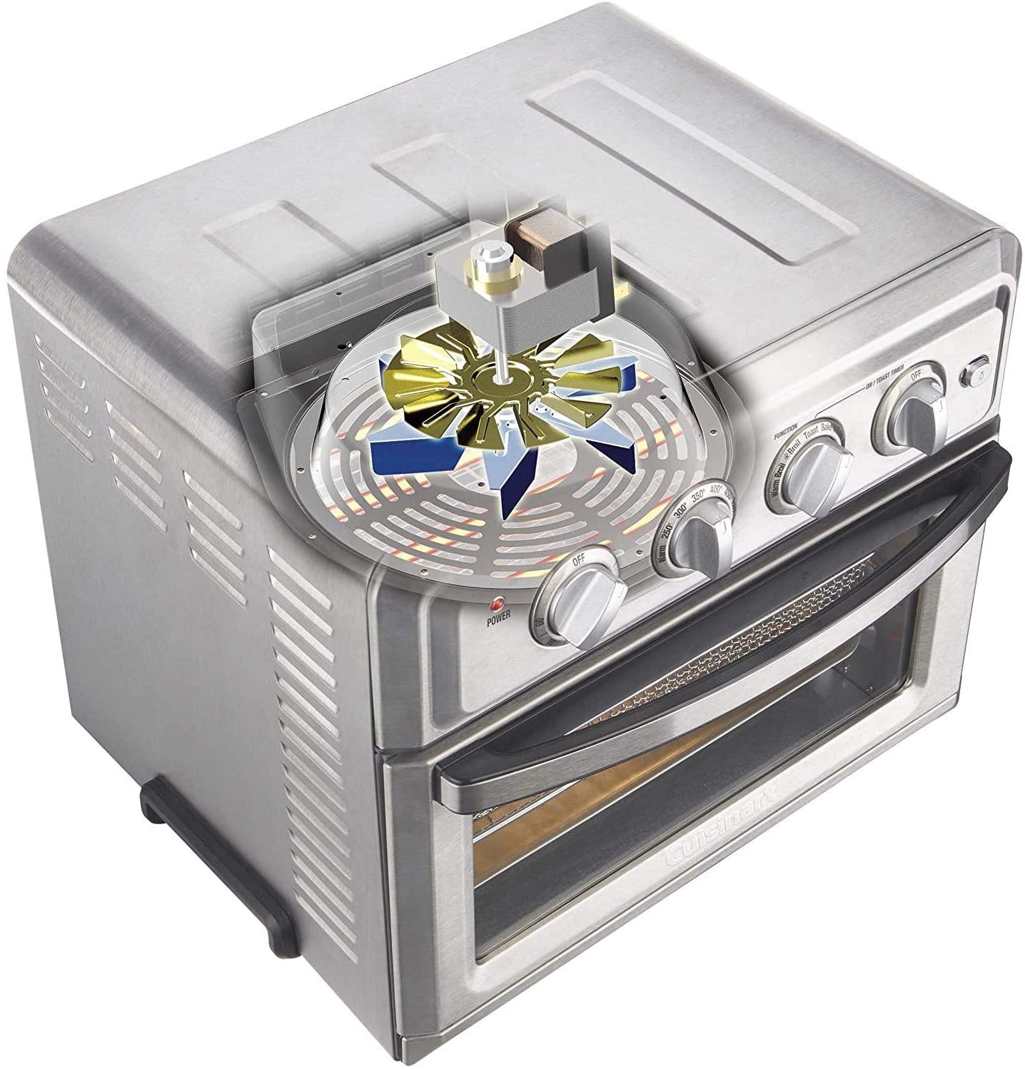 Cuisinart TOA-60 Convection Toaster Oven Airfryer, Silver - JOY2ESpree