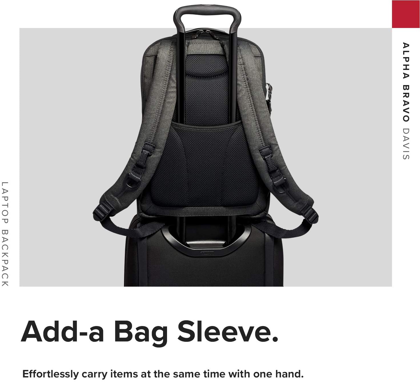 TUMI - Alpha Bravo Davis Laptop Backpack - 15 Inch Computer Bag for Men and Women - Black