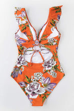 
                        
                          Muat gambar ke penampil Galeri, CUPSHE Women's V Neck One Piece Swimsuit Ruffled Lace Up Monokini
                        
                      