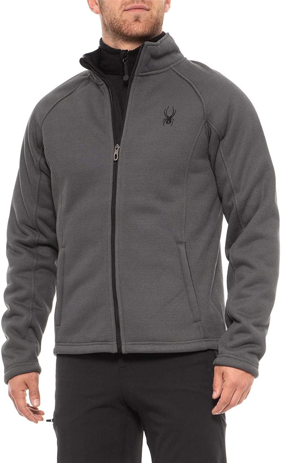 Spyder Men's Stellar Jacket Sherpa Lined Bonded Fleece
