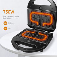 
                        
                          Cargar imagen en el visor de la galería, OSTBA Sandwich Maker, Toaster and Electric Panini Press with Non-stick plates, LED Indicator Lights, Cool Touch Handle, Black - JOY2ESpree
                        
                      