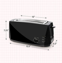 
                        
                          Muat gambar ke penampil Galeri, Elite Gourmet ECT-4829 Maxi-Matic 4 Slice Long Toaster 6 Toast Settings - JOY2ESpree
                        
                      