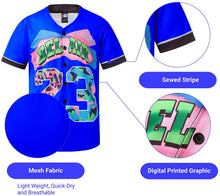 
                        
                          Muat gambar ke penampil Galeri, MOLPE 90s Hip Hop Clothing for Men and Women, Unisex Bel Air 23 Baseball Jersey, Mens Printed Urban Shirts for Party
                        
                      