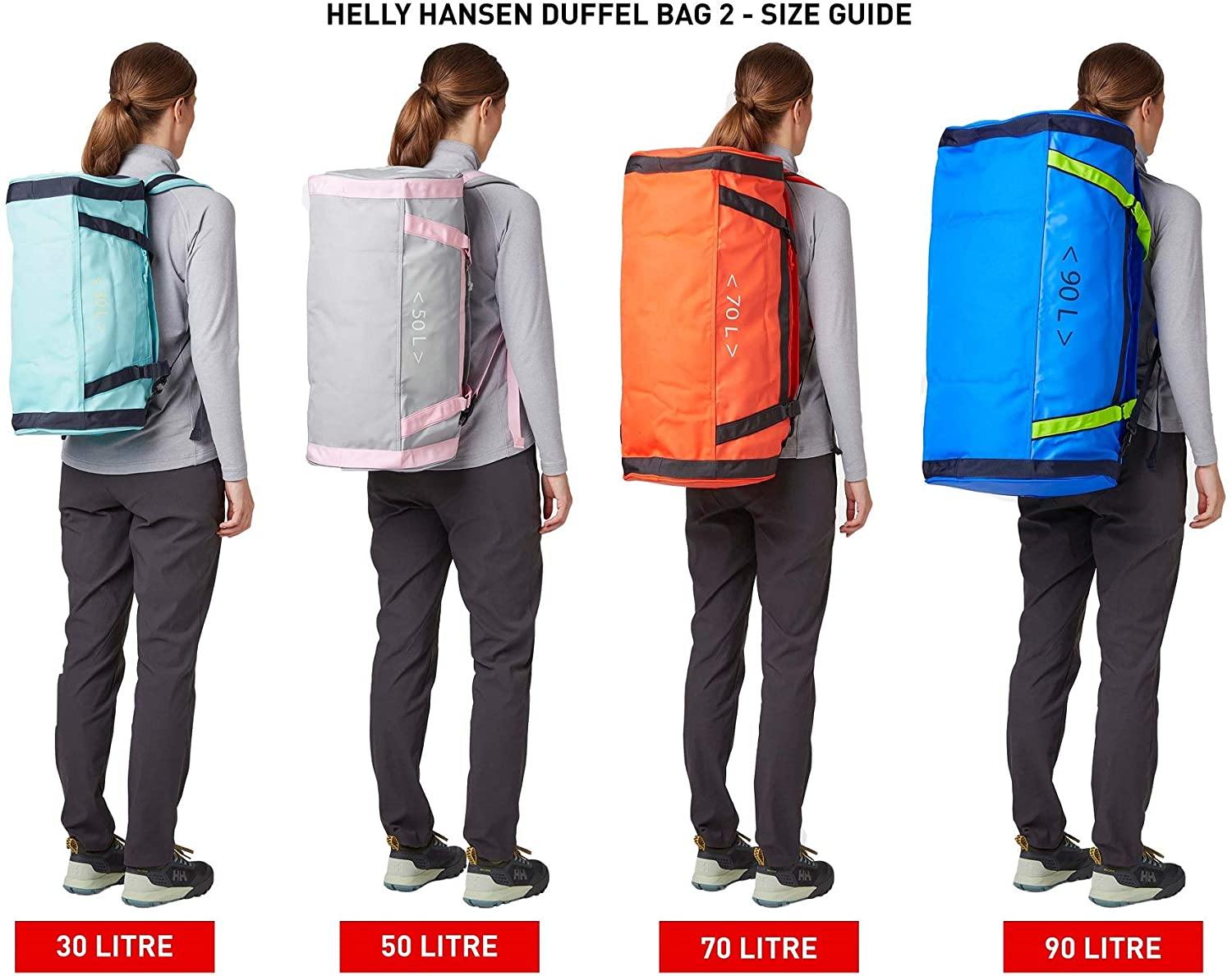 Helly-Hansen Unisex Hh Duffel 2 Packable Bag with Optional Backpack Straps - JOY2ESpree