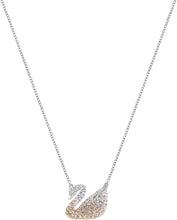 
                        
                          Load image into Gallery viewer, SWAROVSKI Women's Iconic Swan Crystal Jewelry Collection, Rhodium Finish - JOY2ESpree
                        
                      