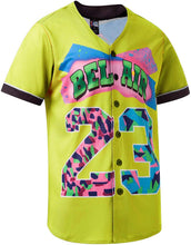 
                        
                          Muat gambar ke penampil Galeri, MOLPE 90s Hip Hop Clothing for Men and Women, Unisex Bel Air 23 Baseball Jersey, Mens Printed Urban Shirts for Party
                        
                      