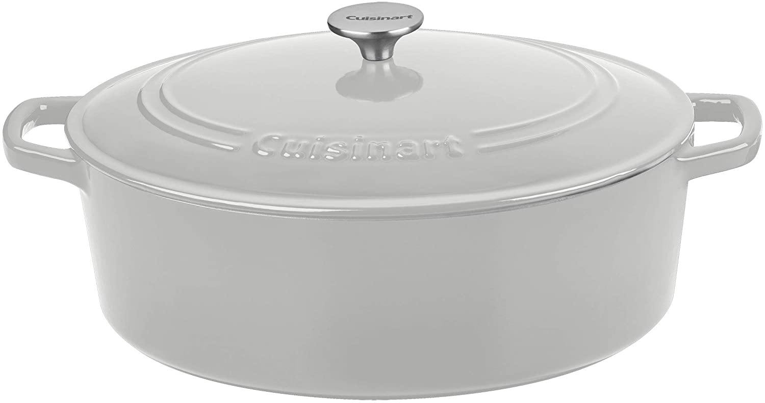 Cuisinart Cast Iron Casserole, Terracotta Orange, 7-Quart - JOY2ESpree